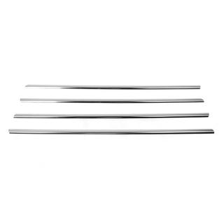 Exterior window trim stainless steel (4 pcs) Mitsubishi Lancer X 2008- photo 4