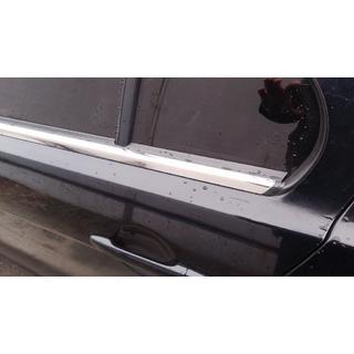 Exterior window trim stainless steel (4 pcs) Mitsubishi Lancer X 2008- photo 2