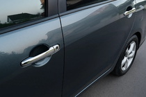 Mitsubishi Grandis 2003-2011 Chrome Door Handle Covers (4 pcs, Stainless Steel) OmsaLine - Italian Stainless Steel photo 1