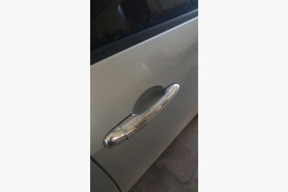 Nissan Primera P12 2002–2007 Chrome Door Handle Covers (4 pcs, Stainless Steel) OmsaLine - Italian Stainless Steel Image