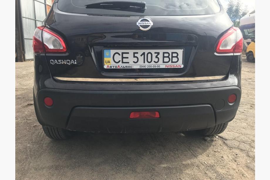 Nissan Qashqai 2007-2010 Trunk sill protector stainless steel OmsaLine - Italian Stainless Steel Photo 3