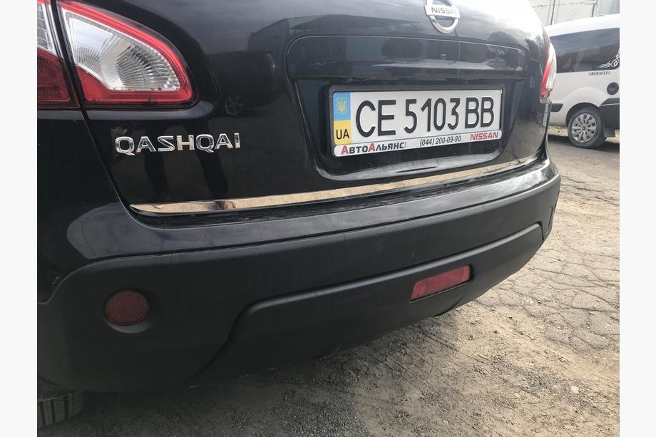 Nissan Qashqai 2007-2010 Trunk sill protector stainless steel OmsaLine - Italian Stainless Steel Photo 4