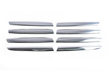 Nissan Qashqai 2007-2010 Grille Covers (8 pcs, Stainless Steel) Carmos - Turkish Stainless Steel photo 2