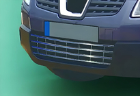 Nissan Qashqai 2007-2010 Bumper Grille (Stainless Steel) photo 1