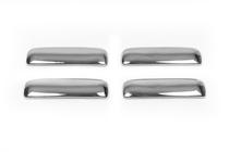 Nissan NP300 1999-2015 Chrome Door Handle Covers (4 pcs, Stainless Steel) OmsaLine - Italian Stainless Steel photo 2