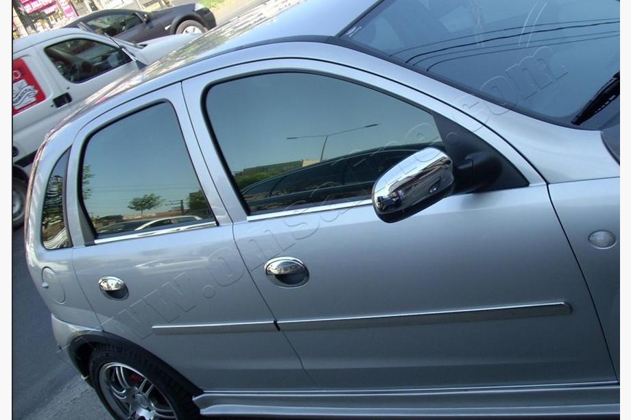 Opel Corsa C 2000-2006 Door Mouldings Stainless Steel (4 pcs) Image