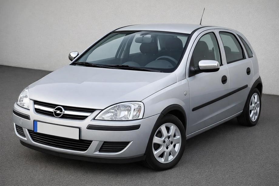 Opel Corsa C 2000-2006 Mirror Covers (2 pcs, Stainless Steel) Image