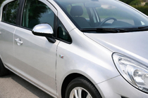 Opel Corsa D 2007-2014 Mirror Covers (2 pcs, Stainless Steel) photo 1