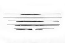 Opel Corsa D 2007-2014 Exterior window trim stainless steel (4 pcs) OmsaLine - Italian Stainless Steel photo 2