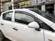 Opel Corsa D 2007-2014 Exterior window trim stainless steel (4 pcs) OmsaLine - Italian Stainless Steel photo 1