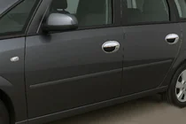 Opel Meriva 2002-2010 Chrome Door Handle Covers (4 pcs, Stainless Steel) photo 1
