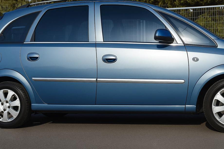 Opel Meriva 2002-2010 Door Mouldings Stainless Steel (4 pcs) Image