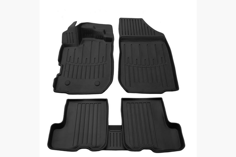 Renault Sandero 2013-2022 Stingray 3D Rubber Floor Mats (5 pcs, Polyurethane) Image