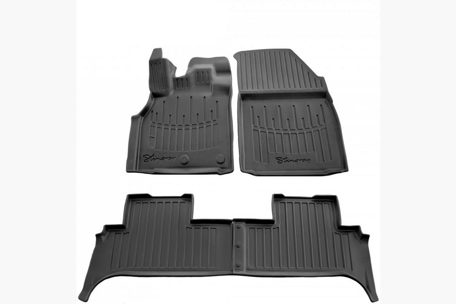 Renault Scenic/Grand 2009-2016 Stingray 3D Rubber Floor Mats (4 pcs, Polyurethane) Image