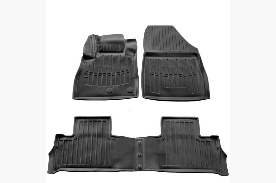 Renault Scenic/Grand 2016–2025 Stingray 3D Rubber Floor Mats (4 pcs, Polyurethane) Image