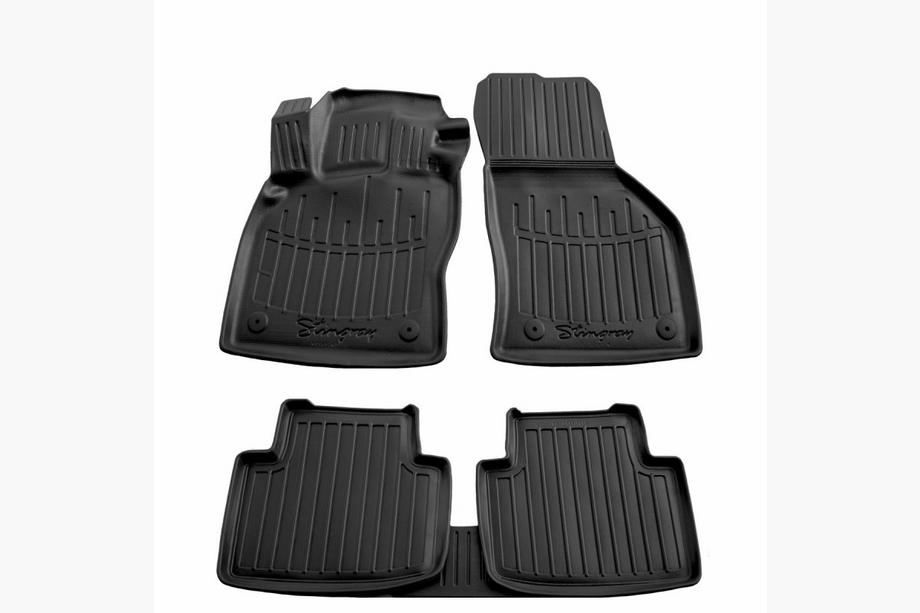Skoda Superb 2015-2024 Stingray 3D Rubber Floor Mats (5 pcs, Polyurethane) Image