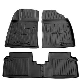 Stingray 3D Rubber Floor Mats (4 pcs, Polyurethane)