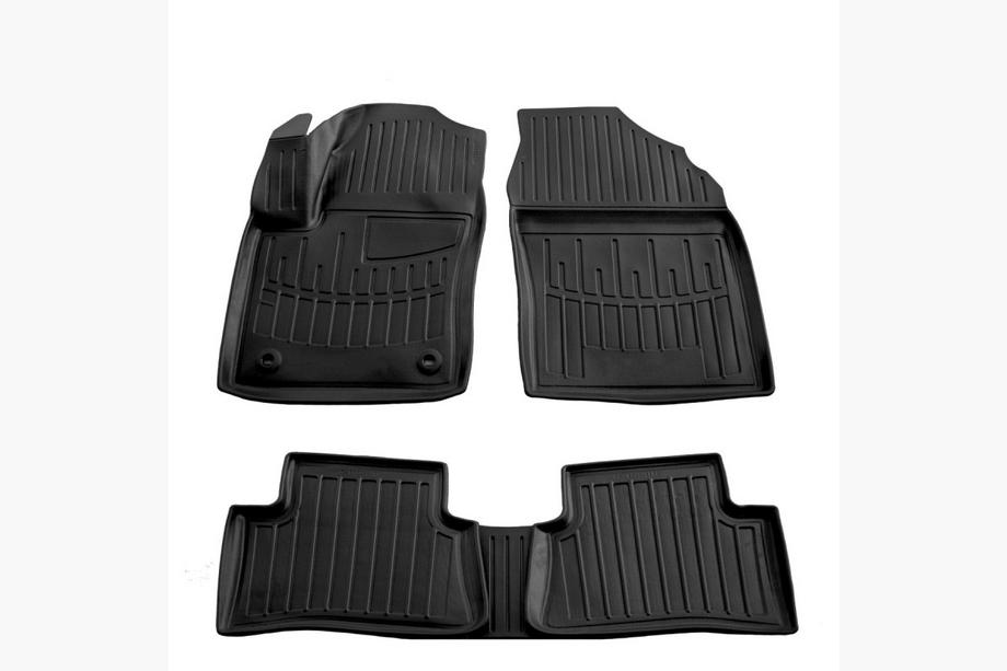 Toyota C-HR 2016-2023 Stingray 3D Rubber Floor Mats (5 pcs, Polyurethane) Image
