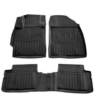 Stingray 3D Rubber Floor Mats (4 pcs, Polyurethane)