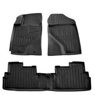 Stingray 3D Rubber Floor Mats (4 pcs, Polyurethane)
