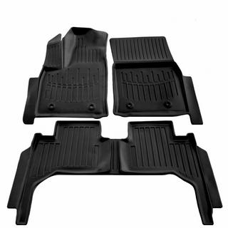 Stingray 3D Rubber Floor Mats (5 pcs, Polyurethane) Toyota Land Cruiser 300 2021-