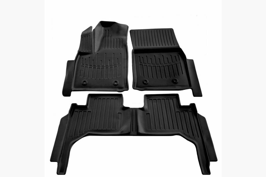 Toyota Land Cruiser 300 2021- Stingray 3D Rubber Floor Mats (5 pcs, Polyurethane) Image