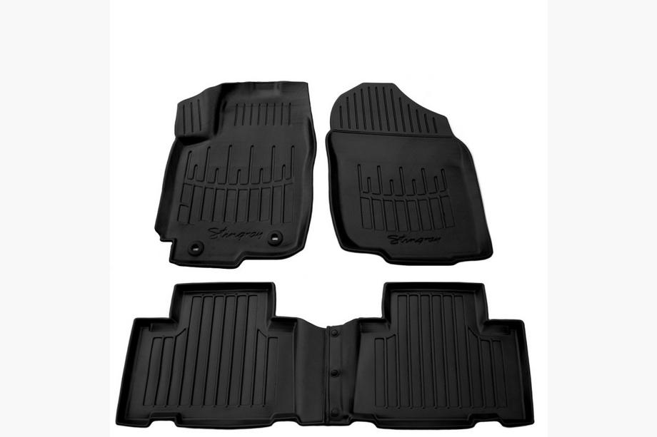 Toyota Rav 4 2013-2018 Stingray 3D Rubber Floor Mats (4 pcs, Polyurethane) Image