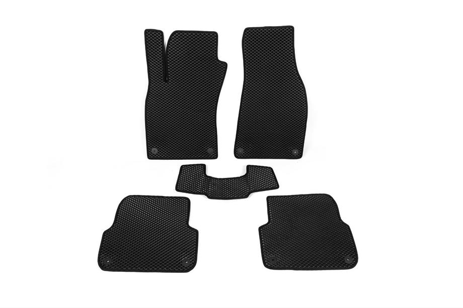Audi A6 C6 2004-2011 EVA floor mats (black, Sedan) Image