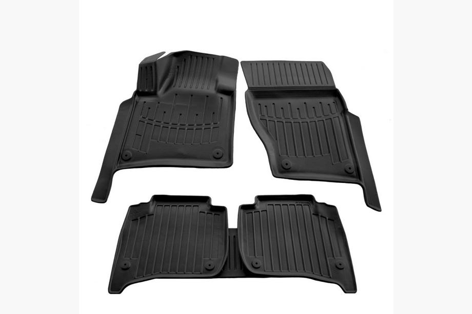 Volkswagen Touareg 2010-2018 Stingray 3D Rubber Floor Mats (5 pcs, Polyurethane) Image