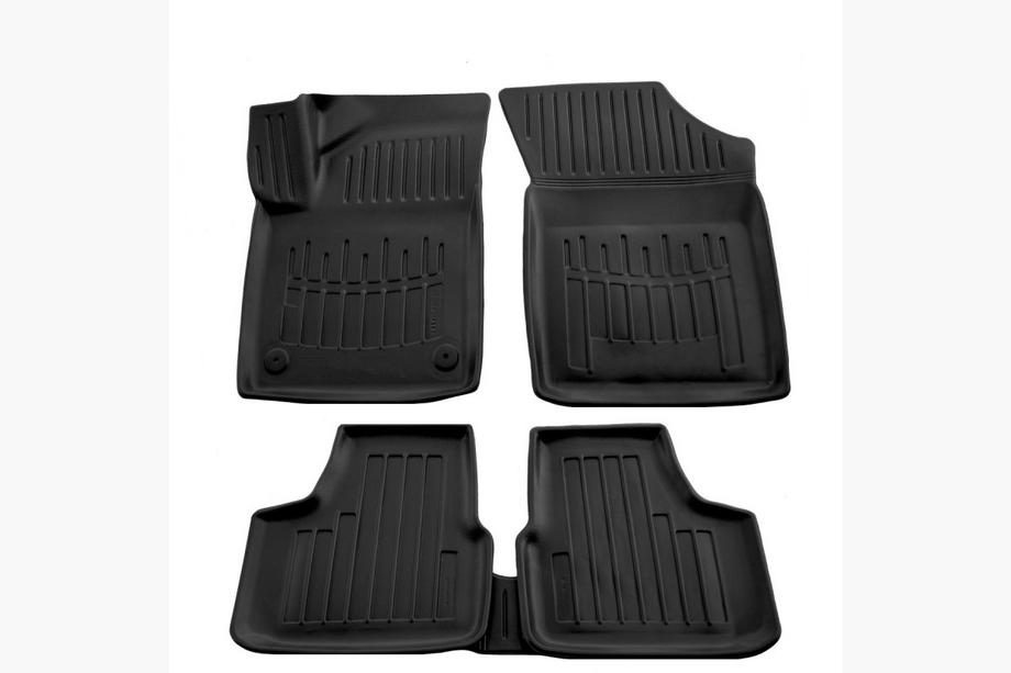 Volkswagen UP 2011-2023 Stingray 3D Rubber Floor Mats (5 pcs, Polyurethane) Image