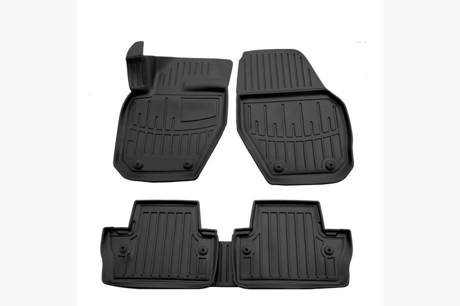 Volvo S60 2010-2018 Stingray 3D Rubber Floor Mats (5 pcs, Polyurethane) Image