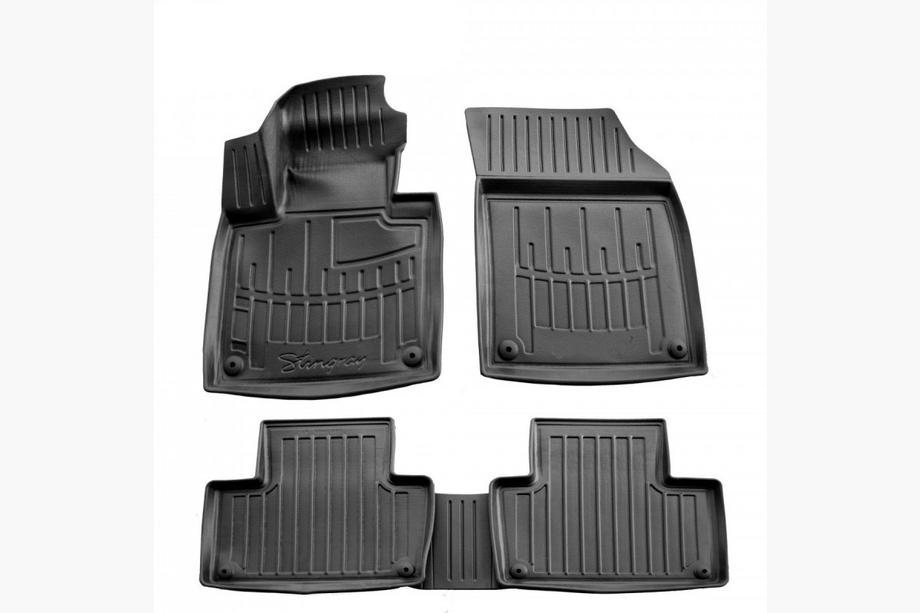 Volvo XC90 2015- Stingray 3D Rubber Floor Mats (5 pcs, Polyurethane) Image