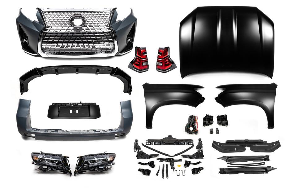 Toyota Land Cruiser Prado 150 2009-2023 Facelift conversion kit 2009-2016 to 2017- (Elite Set) Image