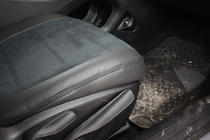 Chrysler 200 II 2014-2017 Car seat covers eco-leather+fabric+alcantara Antara A001 (full interior) photo 10