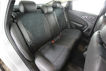 Chrysler 200 II 2014-2017 Car seat covers eco-leather+fabric+alcantara Antara A001 (full interior) photo 4