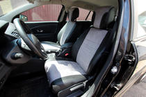 Renault Megane III 2009-2016 Car Seat Covers Eco Leather+Fabric+Alcantara Antara A0010 (Full Set) photo 1