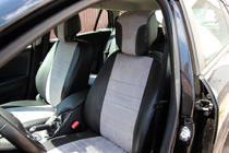Renault Megane III 2009-2016 Car Seat Covers Eco Leather+Fabric+Alcantara Antara A0010 (Full Set) photo 2