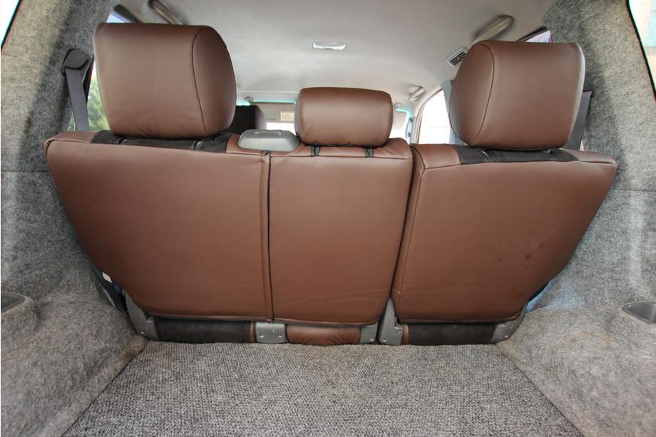 Toyota Land Cruiser Prado 120 2002-2009 Car seat covers eco-leather+fabric+alcantara Antara A088 (full interior) Photo 10