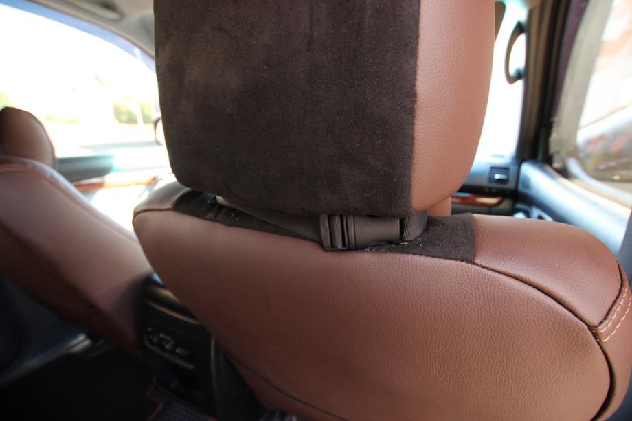 Toyota Land Cruiser Prado 120 2002-2009 Car seat covers eco-leather+fabric+alcantara Antara A088 (full interior) Photo 18
