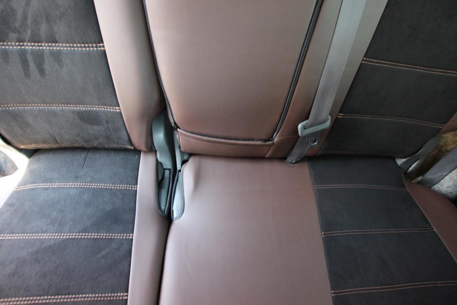 Toyota Land Cruiser Prado 120 2002-2009 Car seat covers eco-leather+fabric+alcantara Antara A088 (full interior) Photo 14