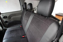 Renault Logan I 2005-2008 Car seat covers eco-leather+fabric+alcantara Antara A001 (full interior) photo 8