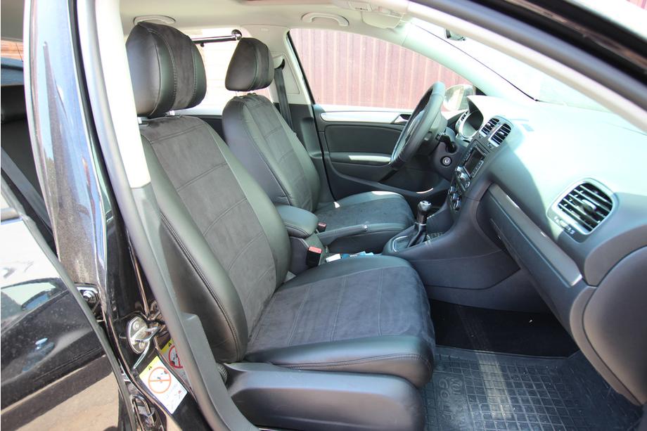 Volkswagen Golf 6 2008-2014 Car seat covers eco-leather+fabric+alcantara Antara A001 (full interior) Image