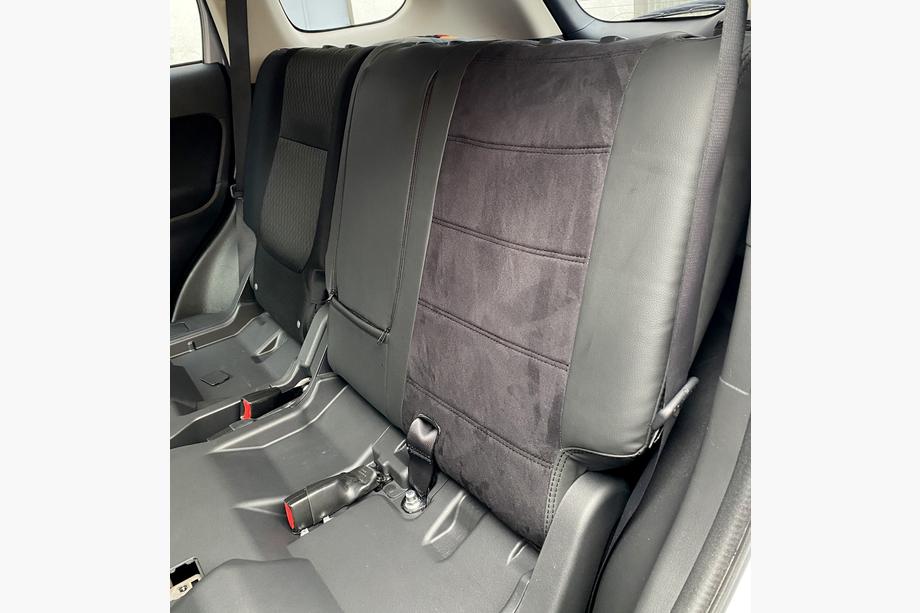 Mitsubishi Outlander 2012-2021 Car seat covers eco-leather+fabric+alcantara Antara A001 (full interior) Image