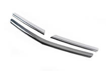 Opel Corsa D 2007-2014 Grille Trim Covers (3 pcs, Stainless Steel) photo 3