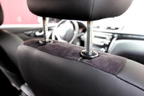 Nissan Qashqai 2014-2021 Car seat covers eco-leather+fabric+alcantara Antara A001 (full interior) photo 15