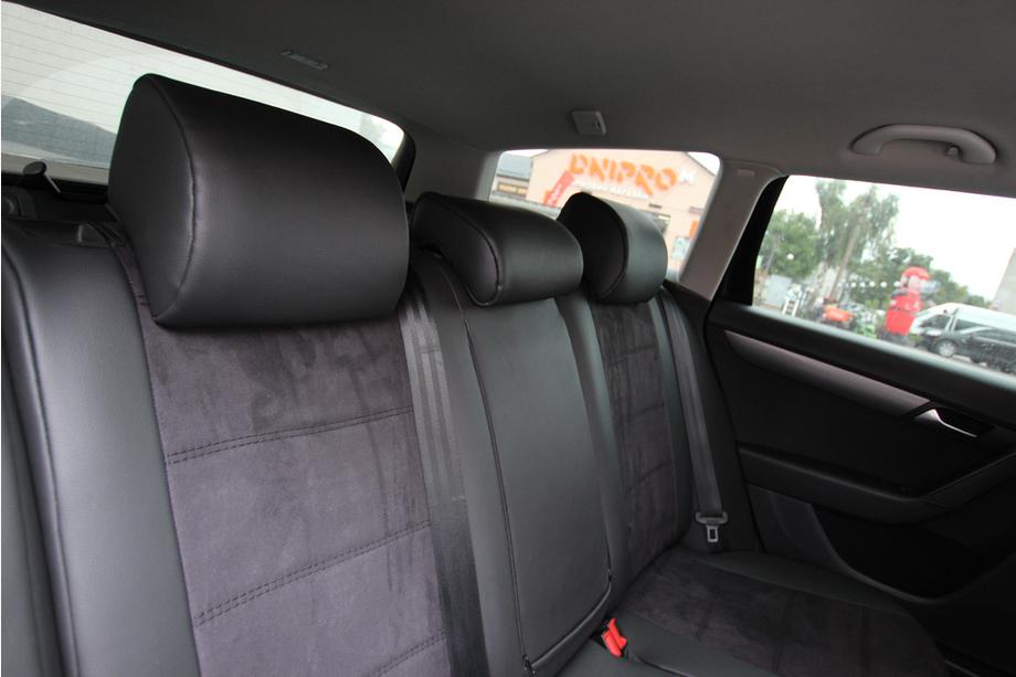 Volkswagen Passat B7 2012-2015 Car seat covers eco-leather+fabric+alcantara Antara A001 (full interior) Photo 3