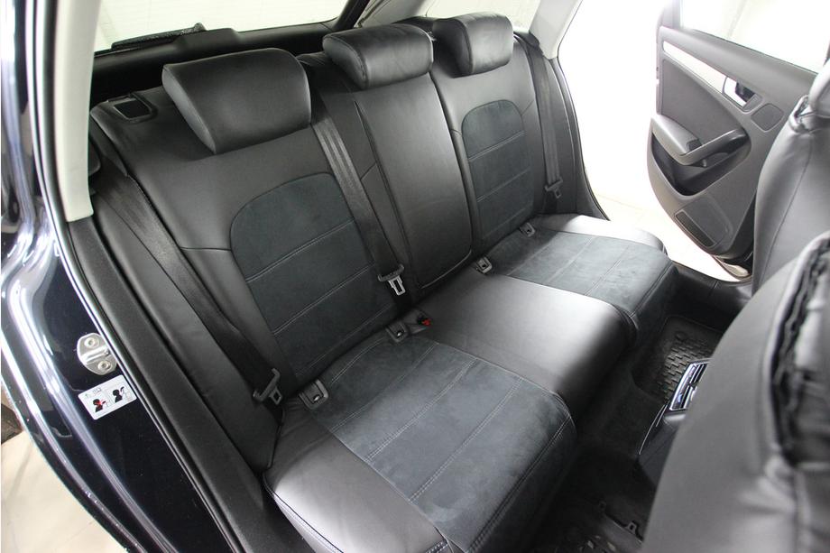 Audi A4 B8 2007-2015 Car seat covers eco-leather+fabric+alcantara Antara A001 (full interior) Image