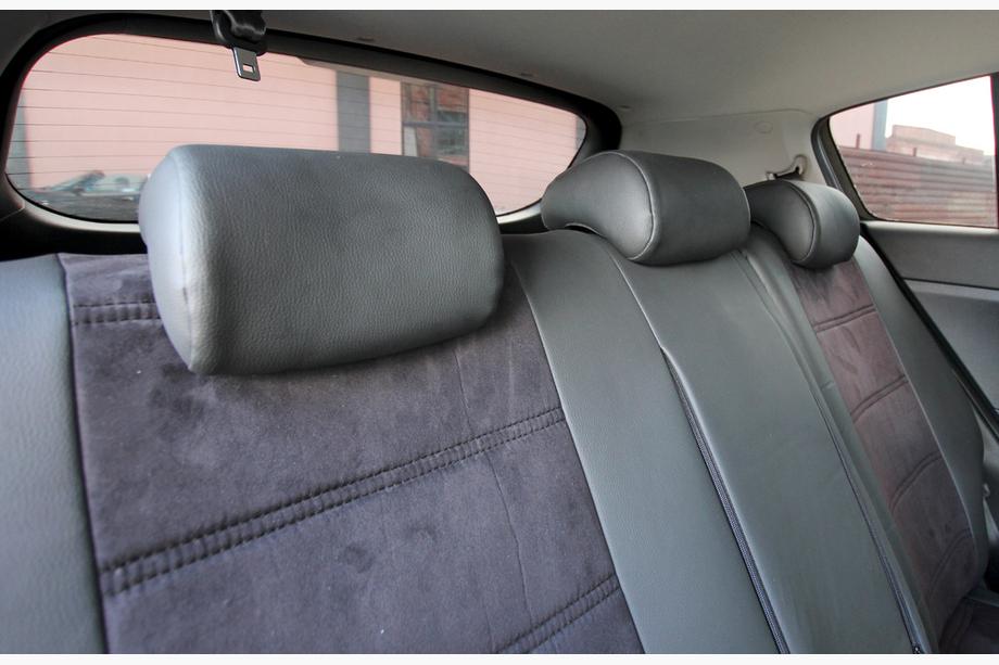 Kia Sportage 2015-2021 Car seat covers eco-leather+fabric+alcantara Antara A001 (full interior) Photo 12