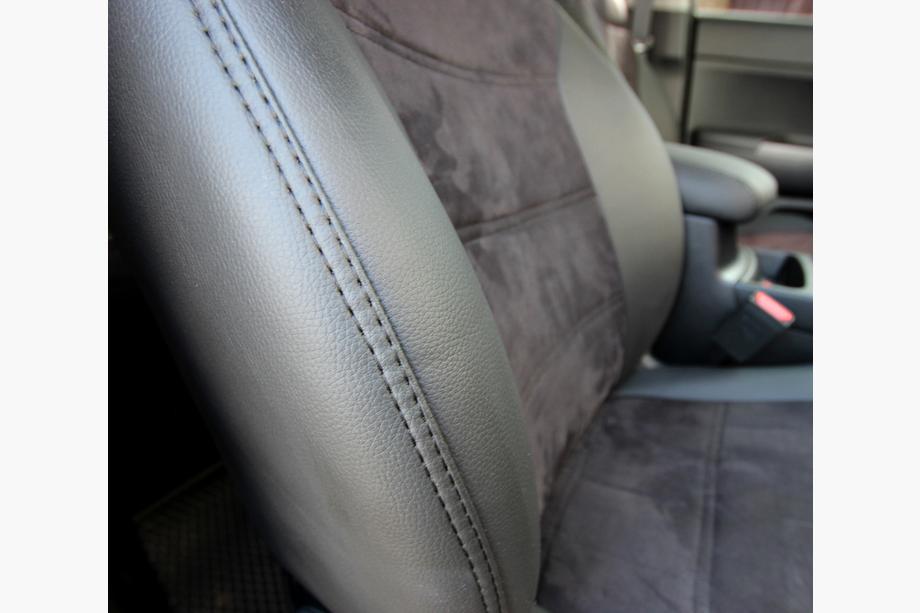 Kia Sportage 2015-2021 Car seat covers eco-leather+fabric+alcantara Antara A001 (full interior) Photo 19