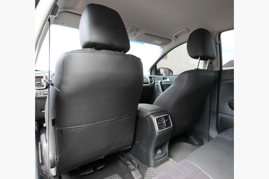Kia Sportage 2015-2021 Car seat covers eco-leather+fabric+alcantara Antara A001 (full interior) Photo 10